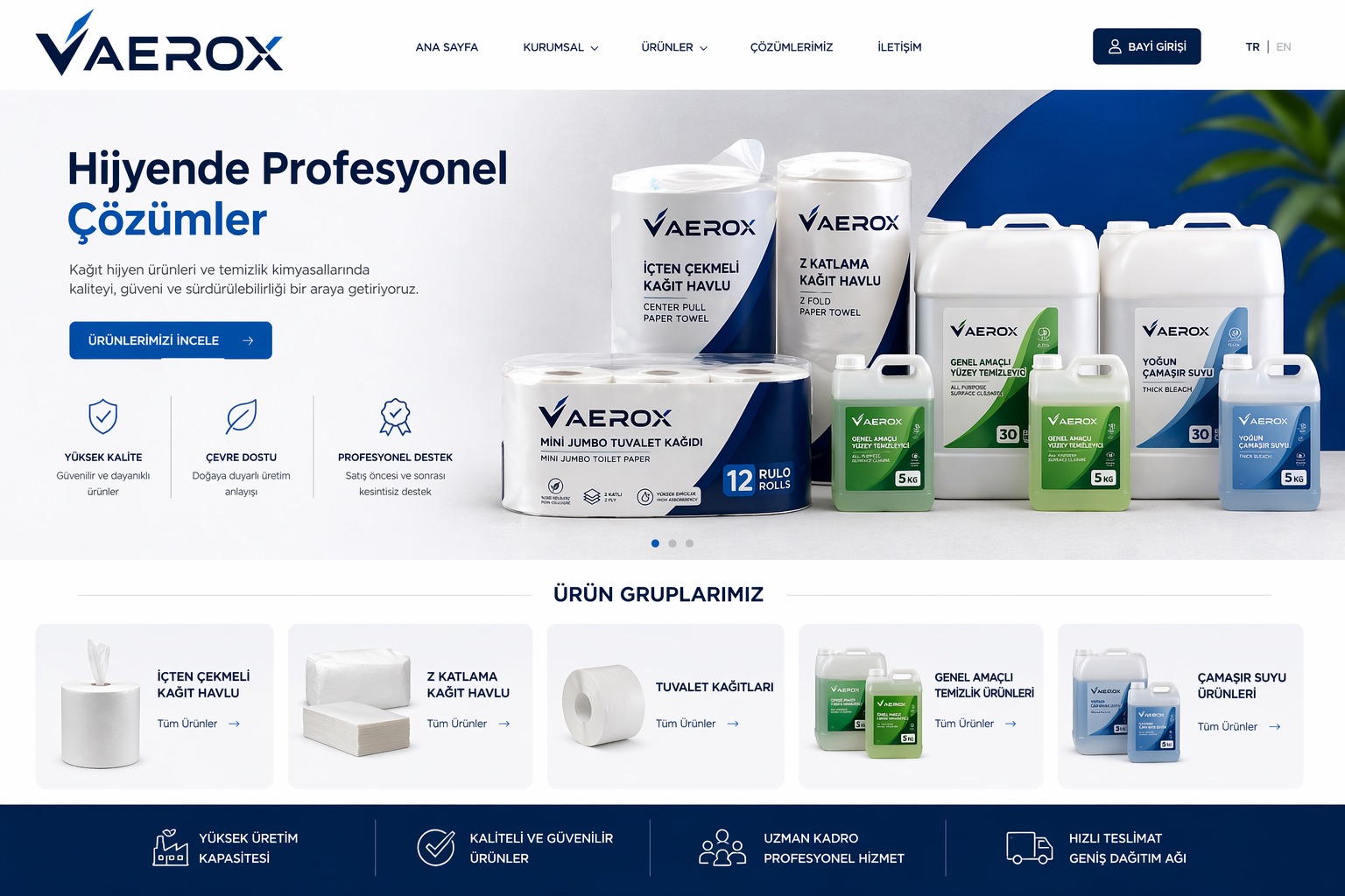 Vaerox ürün ailesi